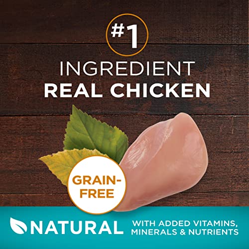  Purina ONE Natural, High Protein, Grain Free Dry Cat Food, True Instinct With Real Chicken - 14.4 Lb. Bag