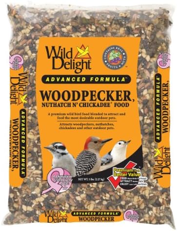  Wild Delight Woodpecker, Nuthatch N' Chickadee Food, 5 Lb