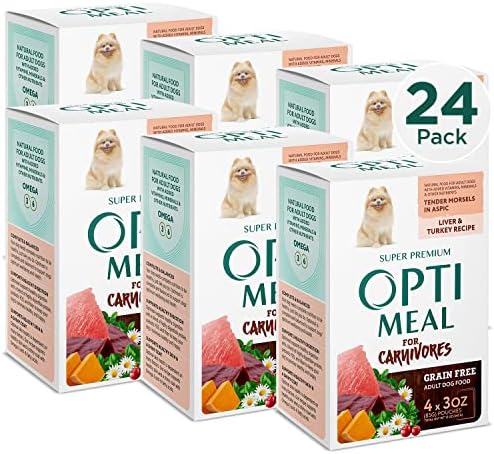  OPtimeal Grain-Free Dog Food - Proudly Ukrainian - Non-Grain Dog Food Dry Recipe, Dry Dog Food To Support Healthy Weight Maintenance - Toy Breeds (3.3 Lbs, Lamb & Veggies)