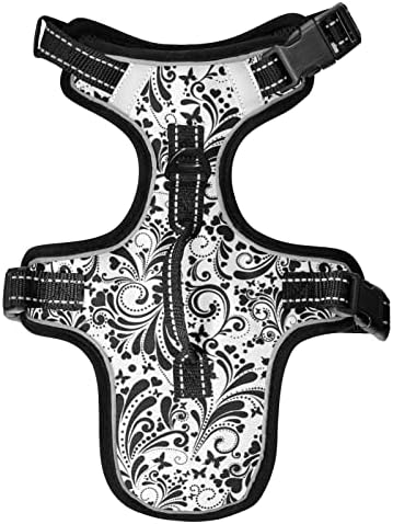  Oyihfvs Retro Metal Style Vintage Posters For Food Coffee Beer Dog/Cat Vest Harness, Reflective Adjustable Antiskid No Pull Pet Harness With Leash Clips Easy Control Handle For Cats Dogs M