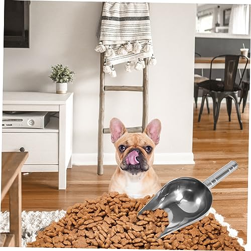  PATKAW 3pcs Pet Feeding Scoop Stainless Steel Pet Feeder Pet Food Scoop 1/2 Cup Scoop Dog Food Scooper Feed Scoop Aluminum Scoop Metal Dog Food Shovel Dog Food Spoon Ice Machine Thicken