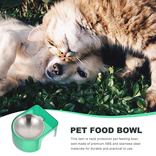  Hemobllo Pet Cat Dog Feeder Bowl Water Bowl Dog Bowl Neck Protection Dog Feeding Feeder