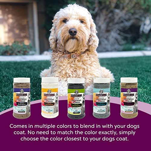  Doggie Dust Colored Grooming Powder With Dry Shampoo For Easy Brushing Of Dog Mats And Tangles, White 8oz