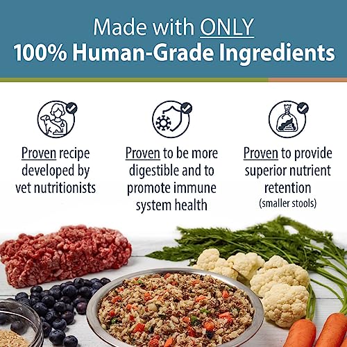  JustFoodForDogs Pantry Fresh Dog Food, Human Grade Lamb & Brown Rice (12 Pack)
