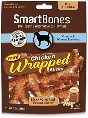  SmartBones Chicken-Wrapped Sticks, Treat Your Dog To A Rawhide-Free Chew Made With Real Chicken And Vegetables