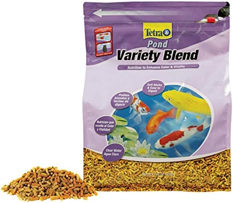  TetraPond Variety Blend, Pond Fish Food, For Goldfish And Koi Yellow 2.25 Pound (Pack Of 1)