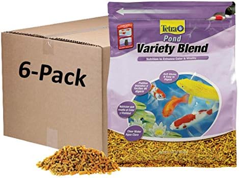  TetraPond Variety Blend, Pond Fish Food, For Goldfish And Koi Yellow 2.25 Pound (Pack Of 1)