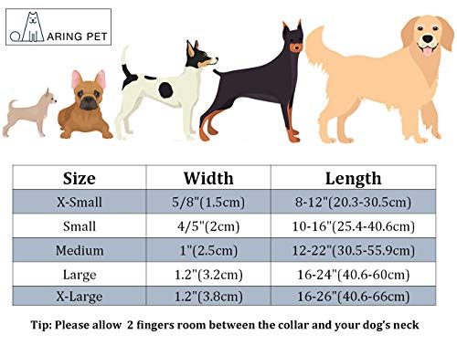  ARING PET Bowtie Dog Collar, Dog Collar With Bow, Adjustable Dog Collars For Small Medium Large Dogs.