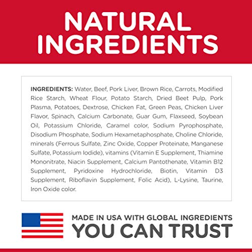 Hill's Science Diet Wet Dog Food, Adult, Small Paws For Small Breeds, Savory Stew Beef & Vegetables, 12-Pack