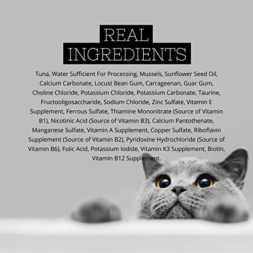  Fussie Cat Premium Tuna With Mussels In Aspic Grain-Free Wet Cat Food 2.82oz, Case Of 24