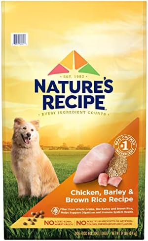  Nature’s Recipe Original Dry Dog Food For Adult Dogs, Lamb & Rice Recipe, 12 Lb Bag