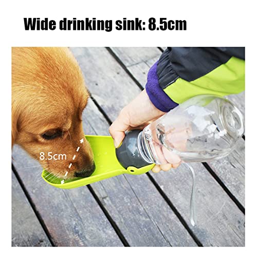  AACARB Cat Water Dispenser, Portable Dog Water Bottle Foldable Pet Feeder Dispenser Water Bottle Outdoor Travel Drinking Pet Dog Drink Bowls Dogs Supplies (Color : Orange)