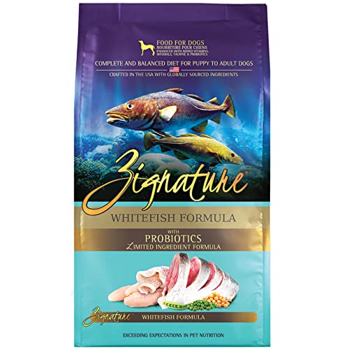  Zignature Whitefish Limited Ingredient Formula Dry Dog Food 25lb