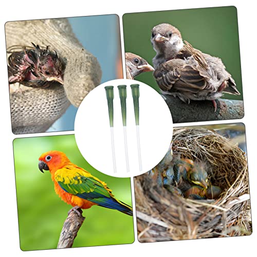  9 Pcs Hose Feeder Bird Syringe Feeder Birds Feeding Tube Bird Feeding Syringe Birds Feeding Fittings Plastic Birds Feeding Hose Birds Feeding Hose Accessory Pearlescent Makeup