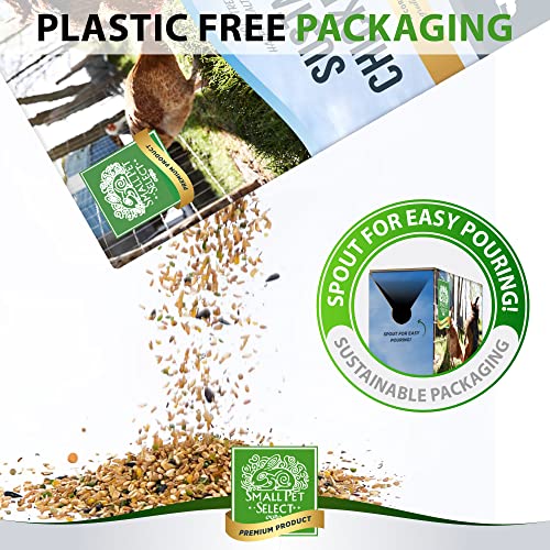  Small Pet Select Sustainable Chicken Scratch, Non-GMO, Corn Free, Soy Free. Locally Sourced & Made In Small Batches. 10 Lb