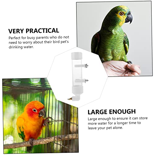  3 Pcs Parrot Drinking Fountain Hamster Supplies Rabbit Water Bowl Bunny Feeder Household Pet Water Bottle Water Feeding Bowl Water Bottle For Dogs Bird Water Dispenser Bird Waterer