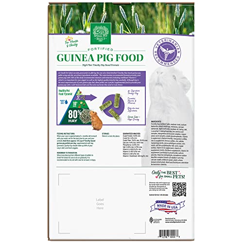  Small Pet Select Guinea Pig Food Pellets, 10 Lb.