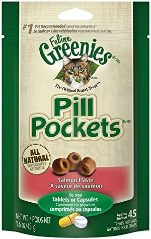  Greenies 3 Pack Of Feline Chicken Flavored Pill Pockets, 1.6 Ounces Per Pack