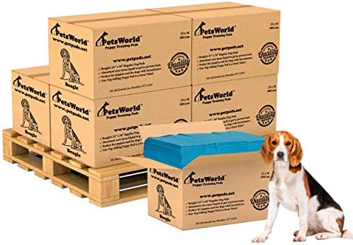  Dog Training Puppy Pads 23x36, Case Of 100 Dog Pee Pads, Basics Doggy Pee Pad, Good For Dog Food Wet, Large Dog Bed, Diaper Changing Pad, Cat Beds Clearance Prime