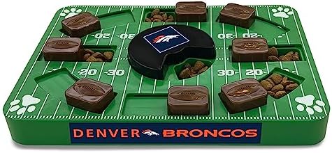  Pets First NFL Miami Dolphins Puzzle Toy, Puzzle Treat Dog Toy, Interactive Dog Treat Toy, Dog Puzzle
