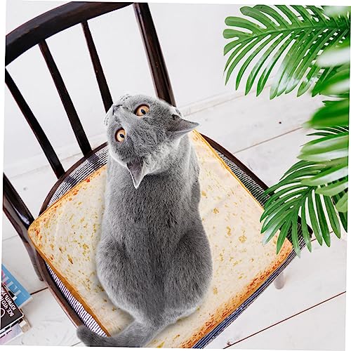  Ibasenice Cat Cushion Dog Bed Indoor Couch Sleeping Pad Indoor Chair Cushions Cat Beds Pet Warm Bed Cooling Mat For Cats Cat Sleeping Cushion Supple Bread Pillow Household Chair Cushion Food