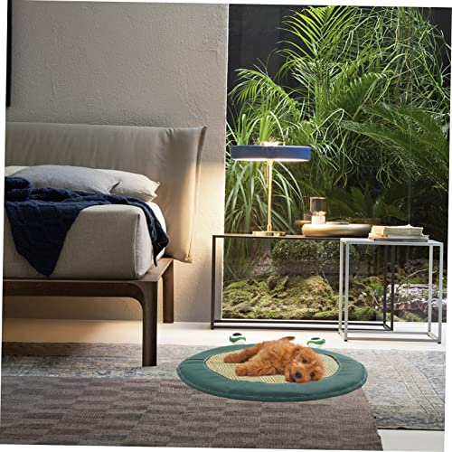  POPETPOP Kennel Mat Bedding For Guinea Pigs Pet Cool Cushion Summer Dog Pad Pet Summer Mat Pet Mat Dog Sleeping Mat Cat Pad Green Rabbit Short Plush Liner Cat Summer Pad Summer Pet Mat