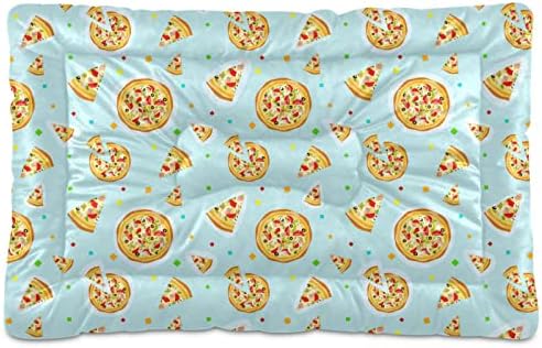  Food Pizza Dog Bed Cat Bed Soft Comfortable Pet Bed Non-Slip Calming Kennel Pad For Small Medium Large Dogs Cats 2116507