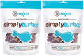  SOJOS 2 Pack Of Simply Turkey Dog Treats, 4 Ounces Each, 100 Percent Raw Freeze-Dried Meat, Made In The USA