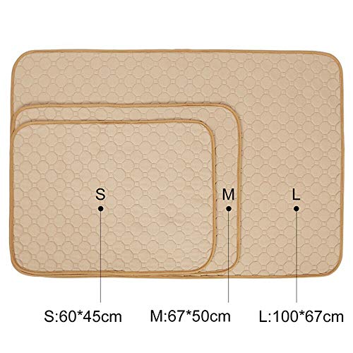  Large Pee Pads For Dog (2-Pack) Washable Puppy Wee Wee Pad Waterproof Potty Training Eco-Friendly Whelping Pet Urine Mats