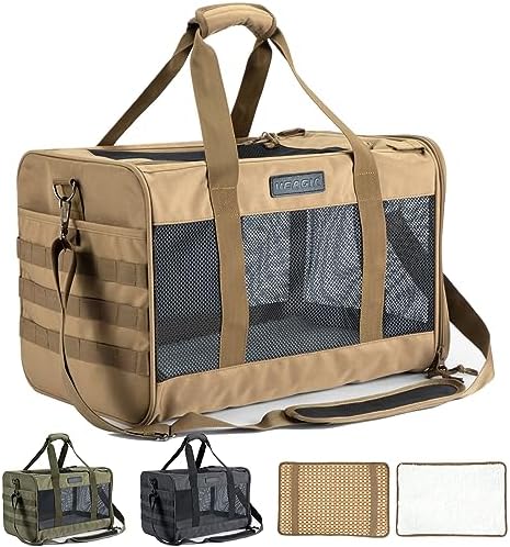  VEAGIA Cat Carrier,Pet Carrier,Cat Carriers For Medium Cats Under 25,Soft Puppy Travel Bag Carriers For Small Dogs Airline Approved