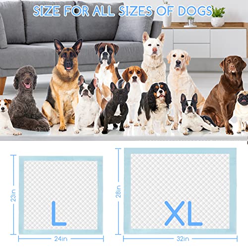  Nobleza Puppy Pads Pet Training Pads, Extra Large 28"×34" Super Absorbent Pee Pads For Dogs, Leak-Proof 5-Layer Dog Training Pads With Quick-Dry Surface For Potty Training, 60 Count