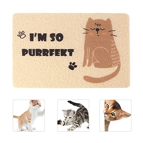  Indestructible Dog Bed Large Cat Litter Mat Anti-Spill Pets Fedding Mat Non-Slip Cat Litter Mat Washable Pet Cushion Kitten Litter Mat Large Heating Pad Large Heating Pad