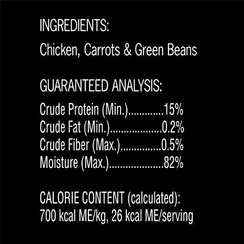  CESAR Simply Crafted Adult Wet Dog Food Meal Topper, Chicken, Carrots & Green Beans, (10) 1.3 Oz. Tubs