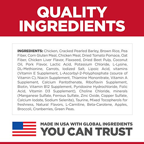  Hill's Science Diet Adult Perfect For Weight Management, Small Bites Dry Dog Food, Chicken Recipe, 4 Lb Bag
