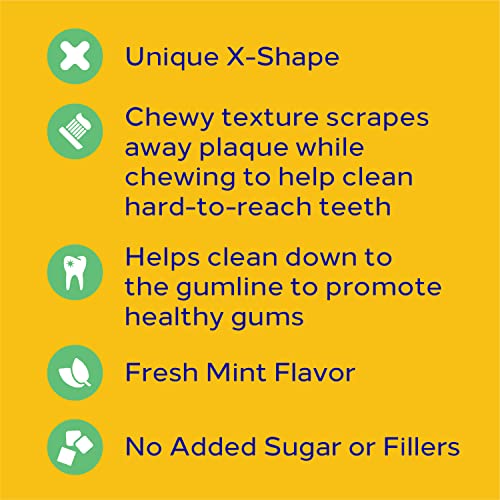  PEDIGREE DENTASTIX Dental Dog Treats For Toy/Small Dogs Fresh Flavor Dental Bones, 1.54 Lb. Value Pack (102 Treats)