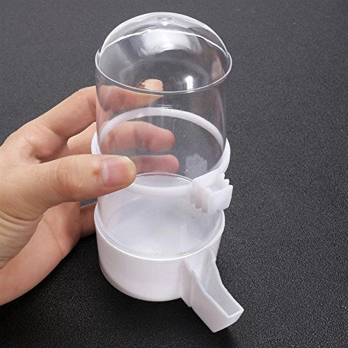  Pet Birds 2Pcs/Set Feeder Water Drinker Seed Fountain Cage Budgie Canary Finch Food Dish Dispenser Birds Feeding Tools 400ML