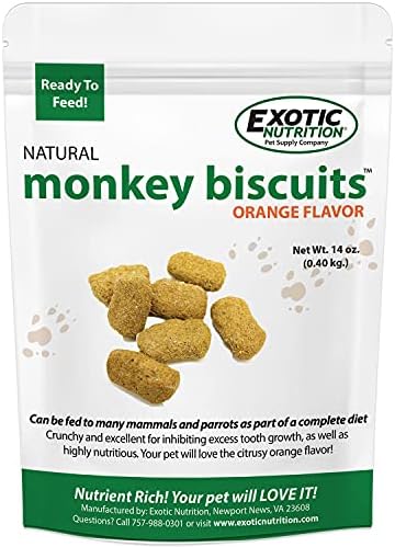  Monkey Biscuits (Standard, 9 Lb.) - Healthy & Crunchy Biscuit Treat For Prairie Dogs, Parrots, Squirrels, Sugar Gliders, Hamsters, Rats, Rodents, Amazons, Macaws, Cockatoos, Birds & Other Small Pets