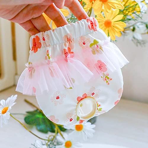  Cute Pet Bitch Physiological Panties Shih Tzu Yorkie Teddy Diaper Puppy Pants Small And Medium-Sized Dog Panties A2 L