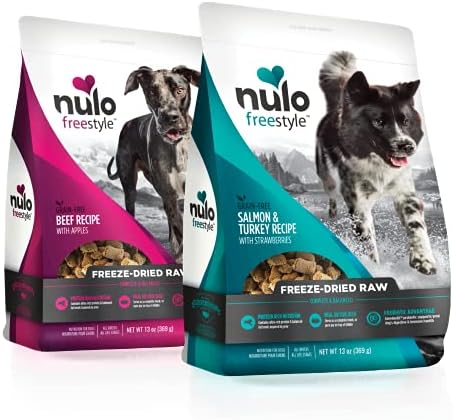  Nulo Freestyle Freeze-Dried Raw, Ultra-Rich Grain-Free Dry Dog Food For All Breeds And Life Stages With BC30 Probiotic For Digestive And Immune Health