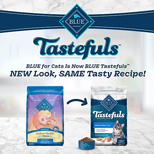  Blue Buffalo Tastefuls Indoor Natural Adult Dry Cat Food, Chicken 15lb Bag
