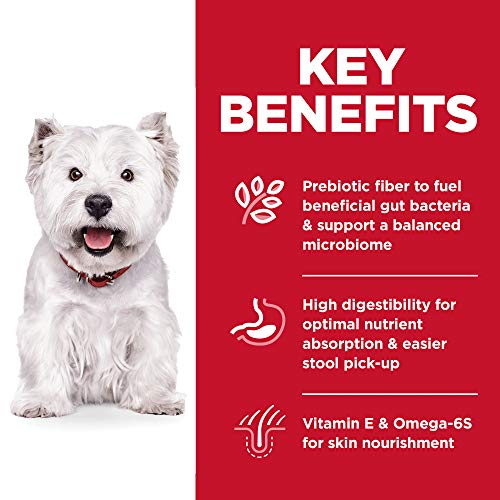  Hill's Science Diet Adult Sensitive Stomach And Skin, Small Bites Dry Dog Food, Chicken & Barley Recipe, 4 Lb. Bag