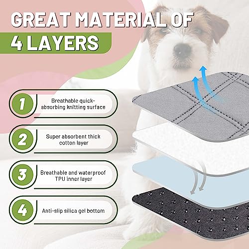  A Bundle Of PatiencET 2 Pack Licking Mat For Dogs And 2 Pack Washable Pee Pads For Dogs