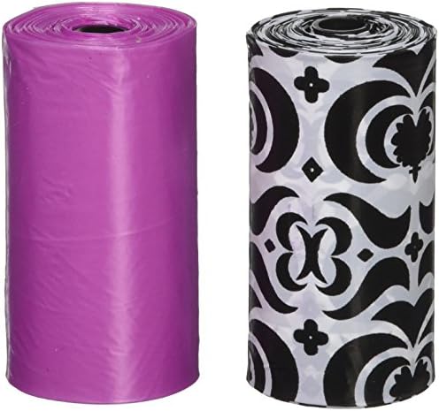  NVMK SALES Nandog Waste Bag Replacements (8 Pack), Pink Paisley