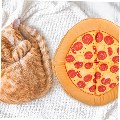  Ipetboom 3pcs Cat Nest Outdoor Playset Outdoor Cat Toys Winter Outdoor Toys Cat Beds For Indoor Cats Pizza Pet Mat Pet Mats Cushion Small Cat Bed Cat Squeaky Toy Kitten Bed Keep Warm Food