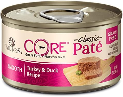  Wellness CORE Grain-Free Wet Kitten Food, Natural Canned Food For Cats, Made With Real Meat (Kitten, Turkey & Chicken Liver, 3 Oz Can, 12 Pack)