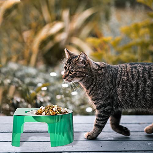  Hemobllo Pet Cat Dog Feeder Bowl Water Bowl Dog Bowl Neck Protection Dog Feeding Feeder