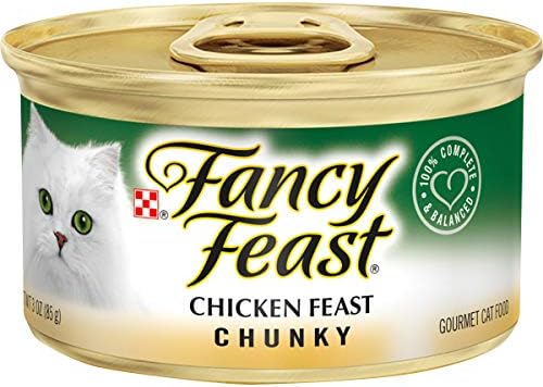  Purina Fancy Feast Pate Wet Cat Food, Creamy Delights Chicken Feast With A Touch Of Real Milk - (24) 3 Oz. Cans