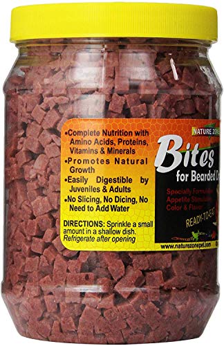 Nature Zone Nutri Bites For Bearded Dragons 24 Oz - Pack Of 3