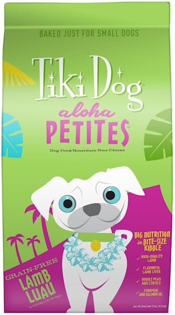  Tiki Dog Born Carnivore For Dogs, Savory Chicken, Peas & Lentils Recipe, Grain Free Baked Kibble For Maximum Nutrition, For Adult Dogs And All Size Breed Dogs, 3.5 Lbs Bag