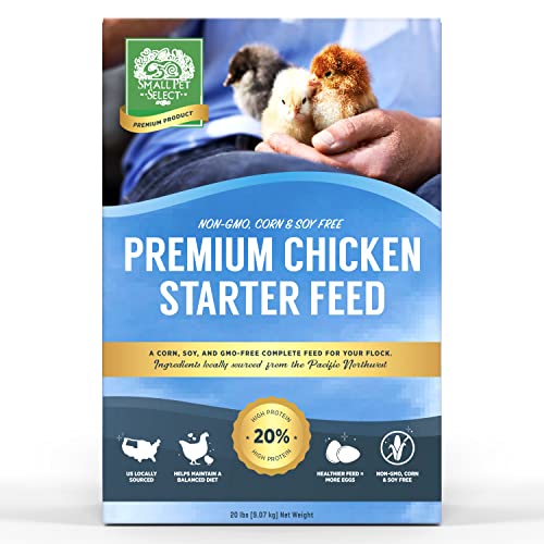  Small Pet Select - Chicken Starter Feed (Corn-Free/Soy-Free/Non-GMO), 20lb